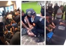 BRUTALNA HAPŠENJA U BUDVI: Neviđena sila specijalaca! Biju građane, lome stakla, čuje se vriska i zapomaganje!