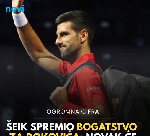 Šeik spremio bogatstvo za Đokovića: Novak će zaraditi mnogo više nego kada bi osvojio Vimbldon Šeik spremio bogatstvo za Đokovića: Novak će zaraditi mnogo više nego kada bi osvojio Vimbldon - featured image